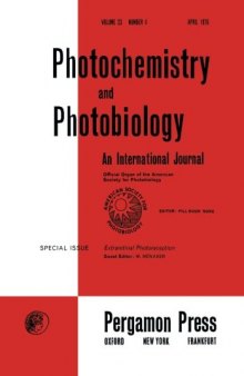 Extraretinal Photoreception. Proceedings of the Symposium and Extraretinal Photoreception in Circadian Rhythms and Related Phenomena