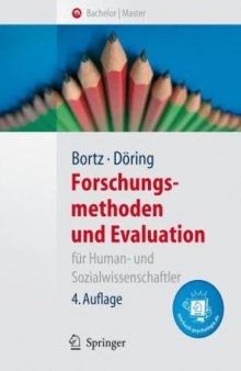 Forschungsmethoden und Evaluation: für Human- und Sozialwissenschaftler (Springer-Lehrbuch)