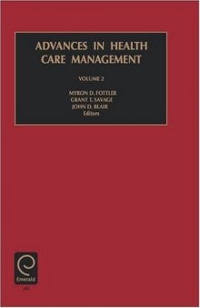 Advances in Health Care Management, Volume 2 (Advances in Health Care Management, 2) (Advances in Health Care Management, 2)