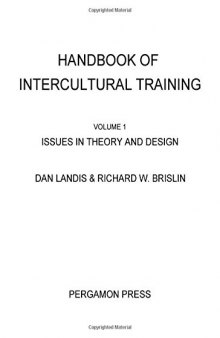 Handbook of Intercultural Training. Issues in Theory and Design