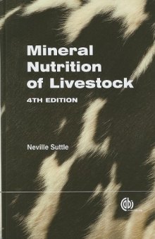 Mineral nutrition of livestock