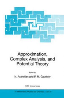 Approximation, Complex Analysis, and Potential Theory