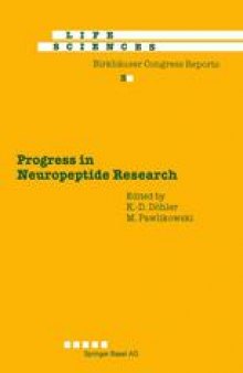 Progress in Neuropeptide Research: Proceedings of the International Symposium, Lódź, Poland, September 8–10, 1988