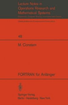 FORTRAN für Anfänger