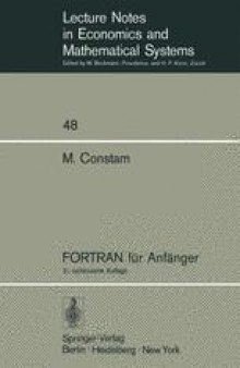 FORTRAN für Anfänger