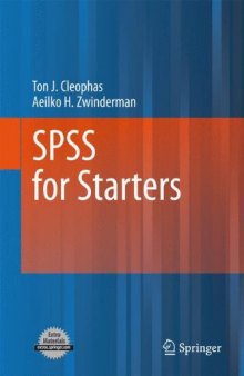 SPSS for Starters: SPSS for Starters