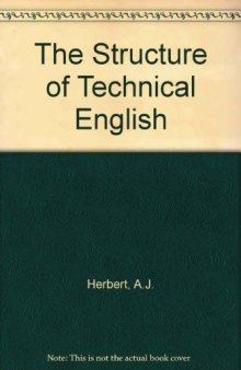 The structure of technical English
