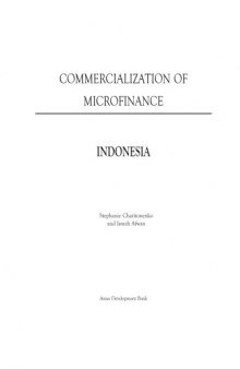 Commercialization of Microfinance - Indonesia