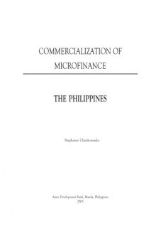 Commercialization of Microfinance: Philippines