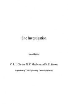 Site Investigation