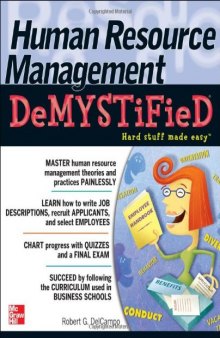 Human Resource Management DeMYSTiFieD  