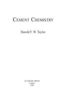 Cement Chemistry