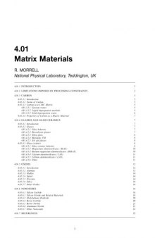 Comprehensive Composite Materials [Vol 4 - Carbon-Carbon, Cement and Ceramic Matrix Composites]