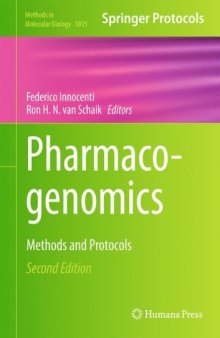 Pharmacogenomics: Methods and Protocols