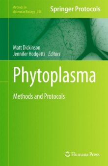 Phytoplasma: Methods and Protocols