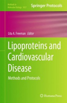 Lipoproteins and Cardiovascular Disease: Methods and Protocols