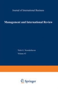 Management and International Review: Can Multinationals Bridge the Gap Between Global and Local?