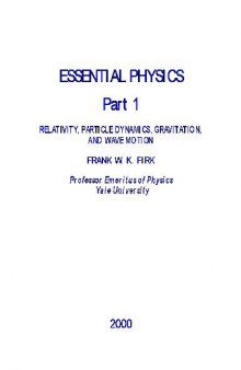 Essential Physics I 