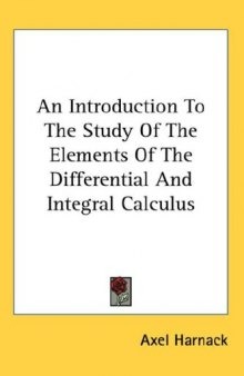 Introduction to elements of differential and integral calculus (1891)
