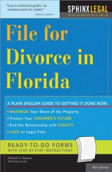How to File for Divorce in Florida, 9E