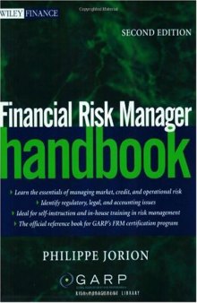 Financial Risk Manager Handbook, Second Edition