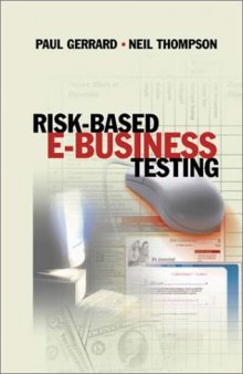 Risk Based E-Business Testing (Artech House Computer Library,)
