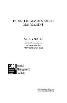 Project Human Resources Management