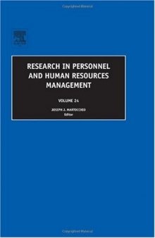 Research in Personnel and Human Resources Management, Volume 24 