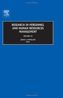 Research in Personnel and Human Resources Management, Volume 25 (Research in Personnel and Human Resources Management)