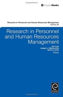 Research in Personnel and Human Resources Management, Volume 29
