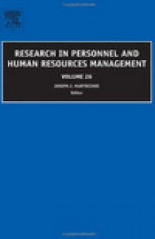 Research in Personnel and Human Resources Management. Volume 26