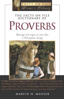 The Facts on File Dictionary of Proverbs 