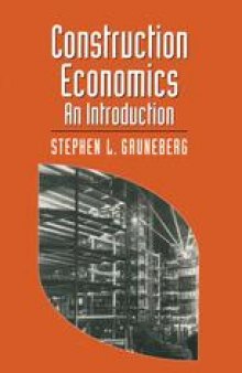 Construction Economics: An Introduction