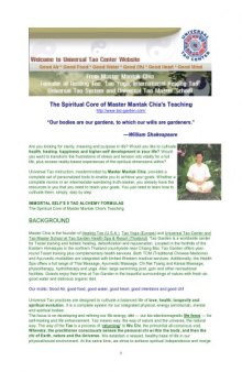 Spiritual Core of Master Mantak Chia's Teaching