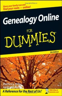 Genealogy Online For Dummies, 5th edition (For Dummies (Sports & Hobbies))