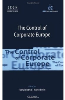 The Control of Corporate Europe