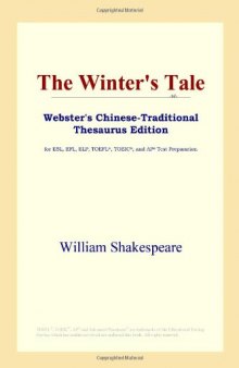 The Winter's Tale (Webster's Chinese-Traditional Thesaurus Edition)