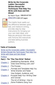 Write Up the CorporateLadder: Successful Writers Reveal the Techniques That Help You Write with Ease and Get Ahead