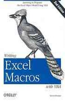 Writing excel marcos with VBA