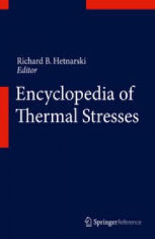 Encyclopedia of Thermal Stresses