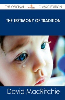 The Testimony of Tradition