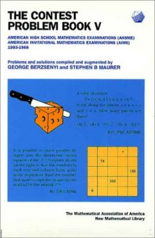 The Contest Problem Book V: American High School Mathematics Examinations