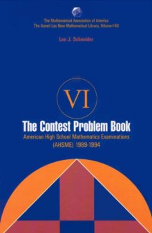 The Contest Problem Book VI