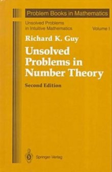 Unsolved Problems In Number Theory