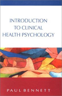 Introduction to clinical health psychology  