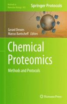 Chemical Proteomics: Methods and Protocols