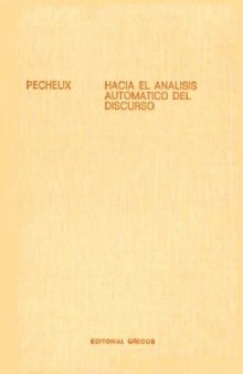 Hacia el análisis automático del discurso