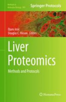 Liver Proteomics: Methods and Protocols