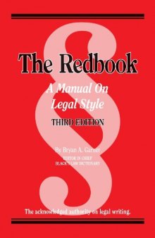 The Redbook: A Manual on Legal Style