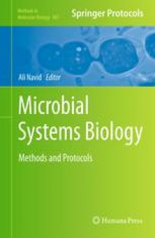 Microbial Systems Biology: Methods and Protocols